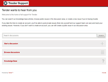 Tablet Screenshot of help.tenderapp.com